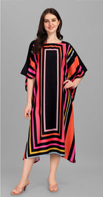 Beautiful Multi Color Rayon Fabric Kaftan