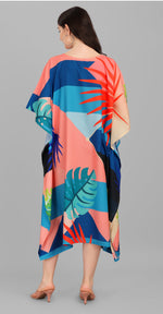 Beautiful Multi Color Rayon Fabric Kaftan