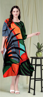 Beautiful Multi Color Rayon Fabric Kaftan