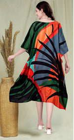 Beautiful Multi Color Rayon Fabric Kaftan