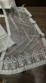 Amazing Green Color Georgette Fabric Party Wear Lehenga