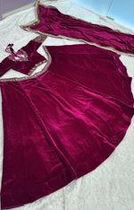 Amazing Magenta Color Net Fabric Party Wear Lehenga
