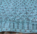 Charming Green Color Net  Fabric Party Wear Lehenga