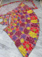 Elegant Multi Color Georgette  Fabric Party Wear Lehenga