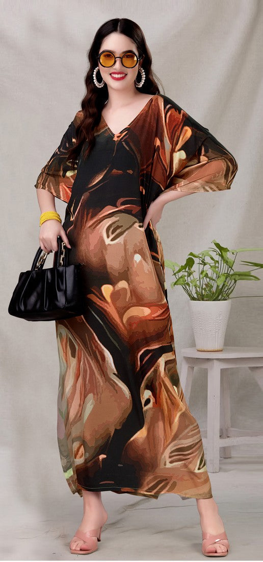 Radiant Black Color Silk Fabric Indowestern