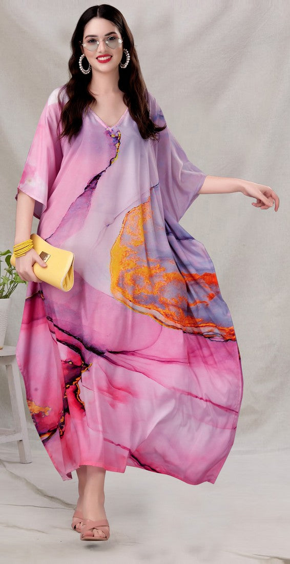 Radiant Pink Color Silk Fabric Indowestern