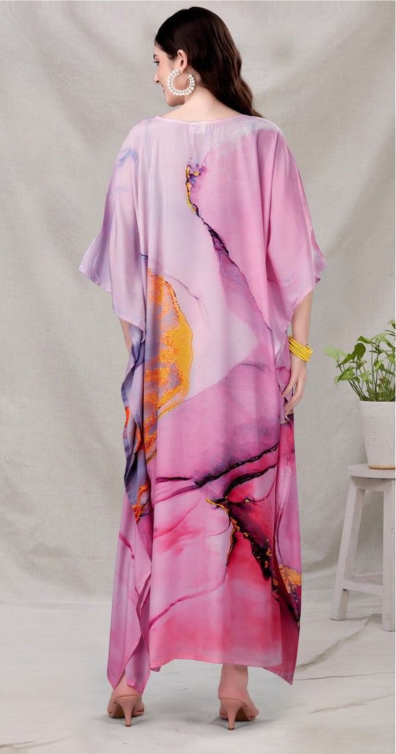 Radiant Pink Color Silk Fabric Indowestern