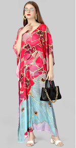 Beautiful Multi Color Silk Fabric Indowestern