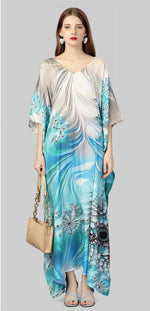 Beautiful Blue Color Silk Fabric Indowestern