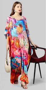 Beautiful Multi Color Silk Fabric Indowestern