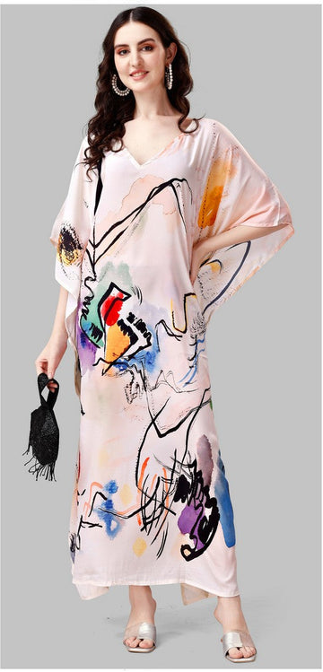 Lovely Peach Color Silk Fabric Indowestern