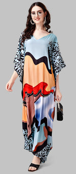 Lovely Multi Color Silk Fabric Indowestern