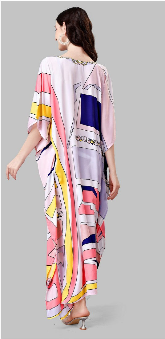 Lovely Multi Color Silk Fabric Indowestern