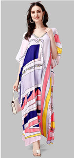 Lovely Multi Color Silk Fabric Indowestern