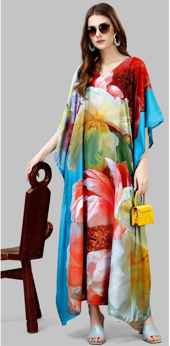 Radiant Multi Color Silk Fabric Indowestern