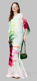 Radiant Green Color Silk Fabric Indowestern