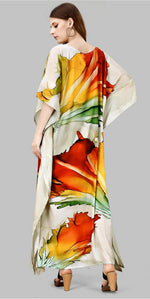 Radiant Cream Color Silk Fabric Indowestern