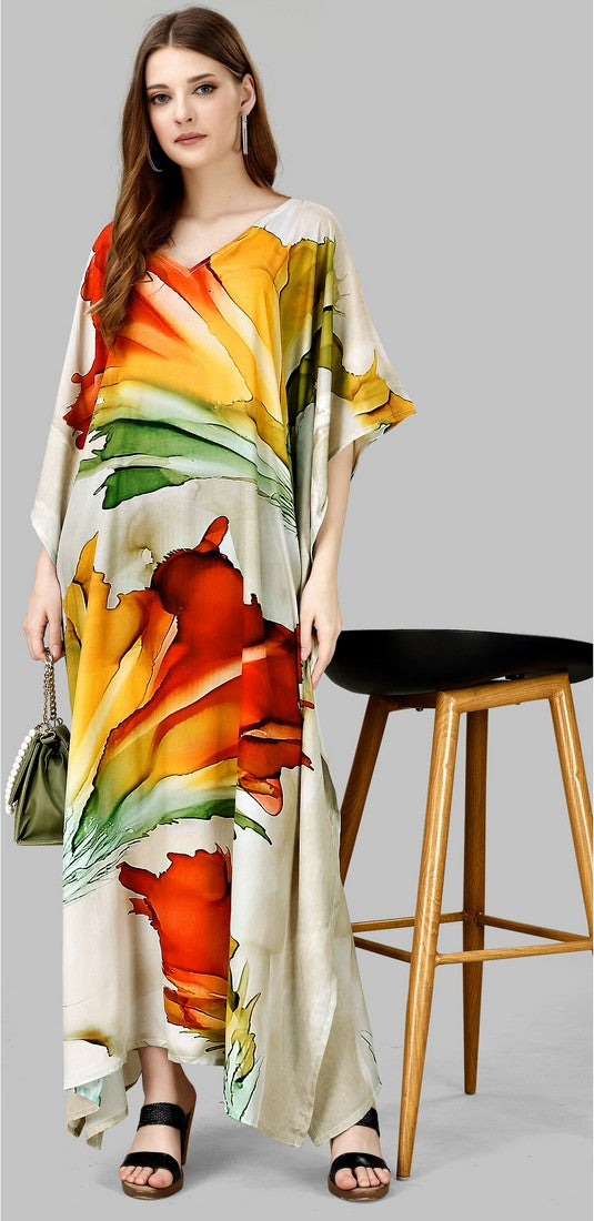 Radiant Cream Color Silk Fabric Indowestern