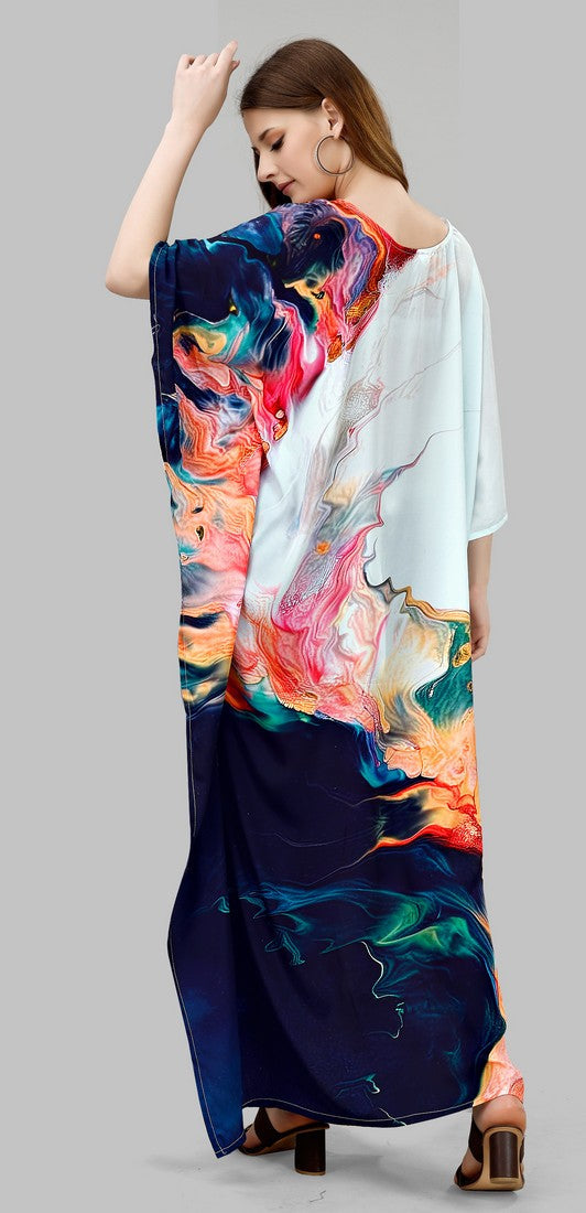 Radiant Multi Color Silk Fabric Indowestern