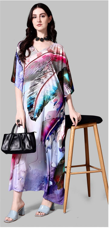 Radiant Multi Color Silk Fabric Indowestern