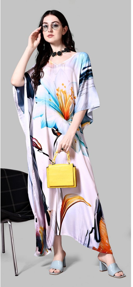 Radiant White Color Silk Fabric Indowestern