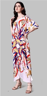 Radiant White Color Silk Fabric Indowestern