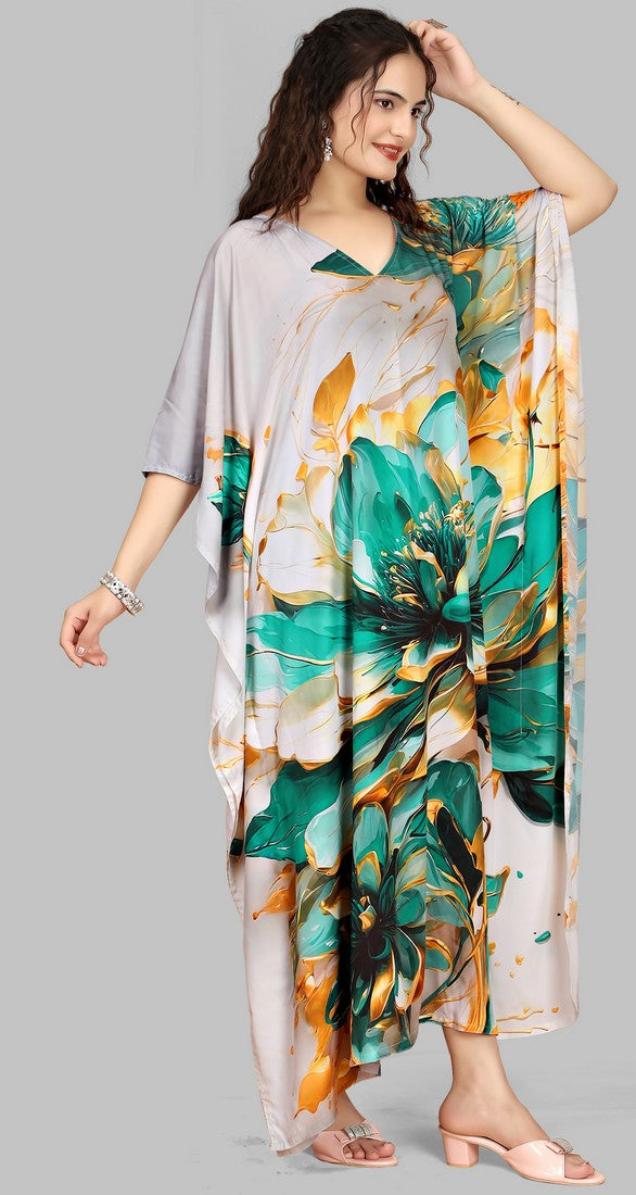 Beautiful Grey Color Silk Fabric Indowestern