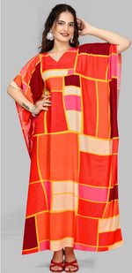 Beautiful Orange Color Silk Fabric Indowestern