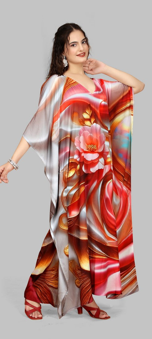 Beautiful Multi Color Silk Fabric Indowestern