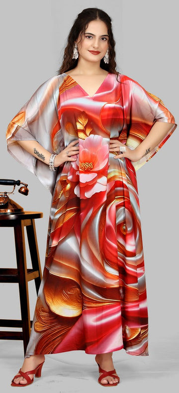 Beautiful Multi Color Silk Fabric Indowestern