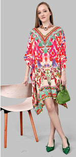 Radiant Red Color Silk Fabric Indowestern