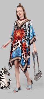 Radiant Multi Color Silk Fabric Indowestern