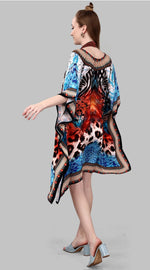 Radiant Multi Color Silk Fabric Indowestern