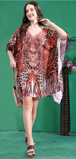 Radiant Brown Color Silk Fabric Indowestern