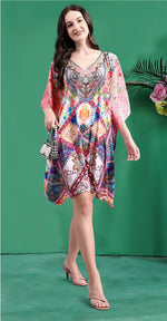 Radiant Multi Color Silk Fabric Indowestern