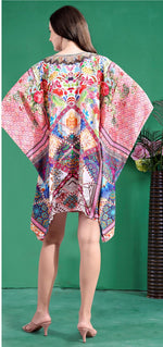 Radiant Multi Color Silk Fabric Indowestern