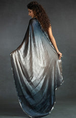 Ideal Beige Color Satin Fabric Designer Saree