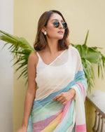 Wonderful Multi Color Chiffon Fabric Casual Saree