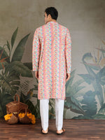 Amazing Multi Color Cotton Fabric Kurta Pajama