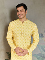 Amazing Mustard Color Cotton Fabric Kurta Pajama
