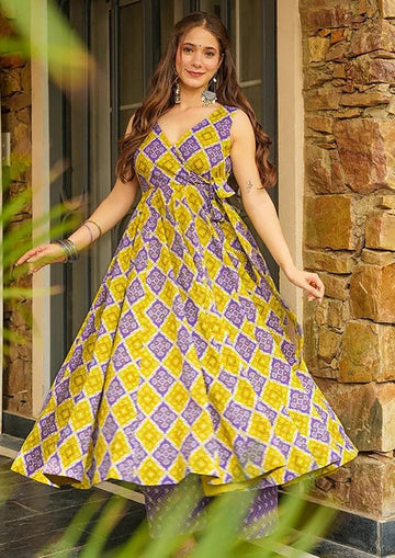 Classy Multi Color Rayon Fabric Designer Kurti