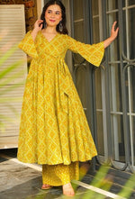 Classy Green Color Rayon Fabric Designer Kurti
