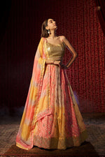 Lovely Multi Color Art Silk Fabric Party Wear Lehenga