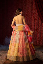 Lovely Multi Color Art Silk Fabric Party Wear Lehenga