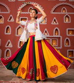 Amazing Multi Color Viscose Fabric Designer Lehenga