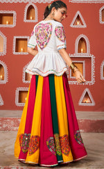 Amazing Multi Color Viscose Fabric Designer Lehenga