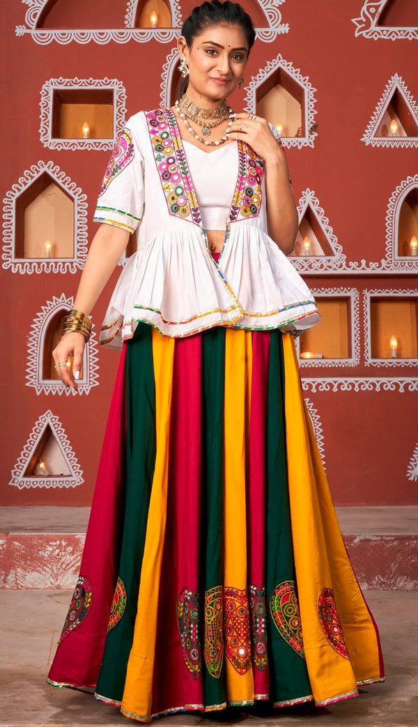 Amazing Multi Color Viscose Fabric Designer Lehenga