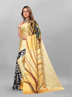 Beauteous Multi Color Crepe Fabric Casual Saree