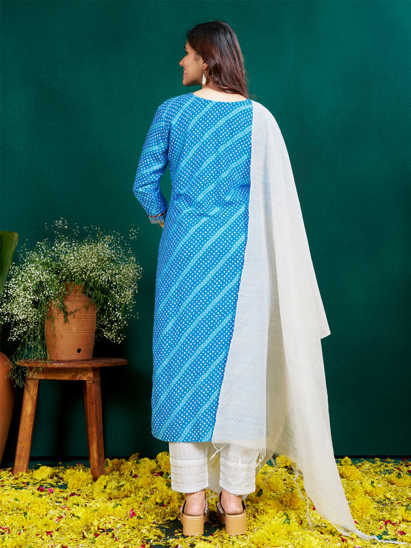 Lovely Aqua Color Rayon Fabric Casual Kurti