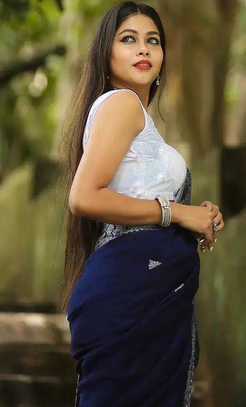 Amazing Navy Blue Color Silk Fabric Casual Saree